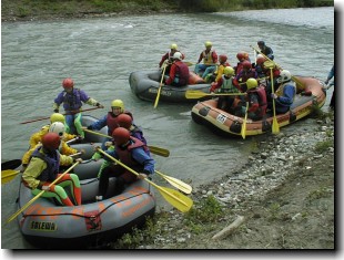 Beim Rafting