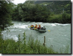 Beim Rafting