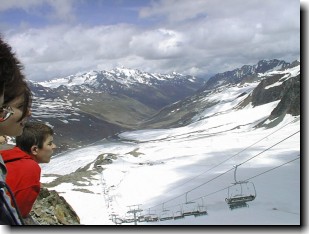 Gletscher im Schnalstal